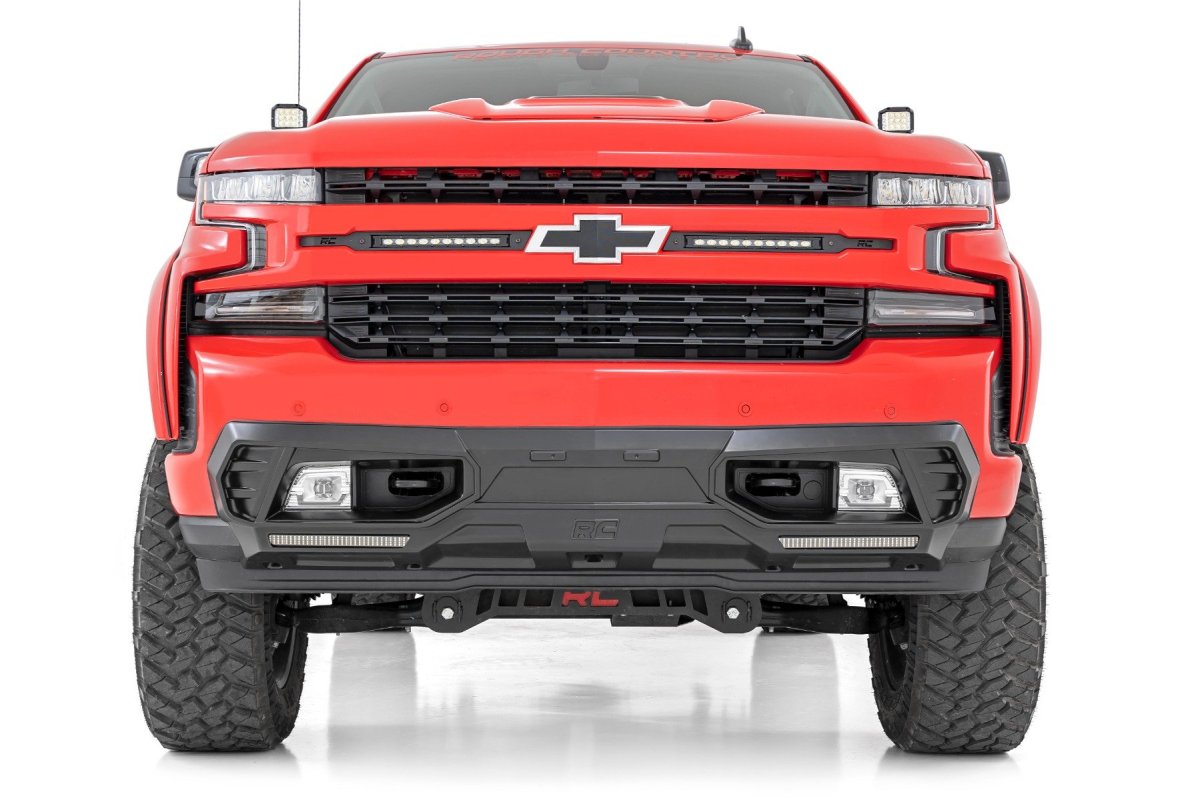 Chevrolet Silverado 1500 Front Bumper Fascia Cover Kit - Rough Country - LED Fascia Cover Kit - '19-'22